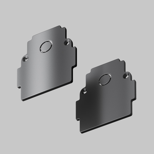 Изображение товара Комплект заглушек для шинопровода Maytoni Accessories for Tracks Gravity TRA010EC-42B