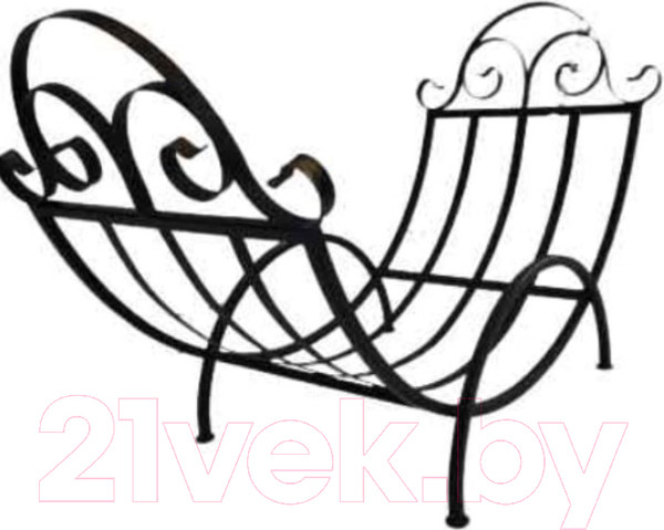 Изображение товара Дровница для камина Saniji Лодочка Н4 / 900x440x620