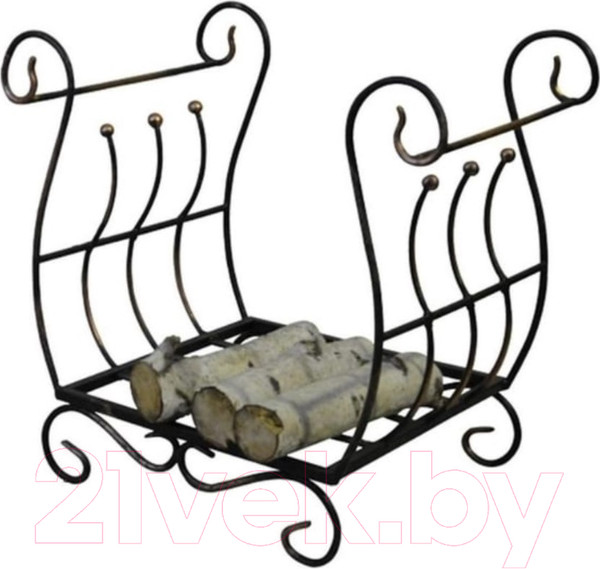 Изображение товара Дровница для камина Saniji Волна Н7 560x430x570