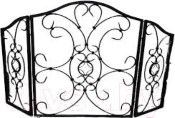 Изображение товара Экран для камина Saniji ЭДК1 830x150x580