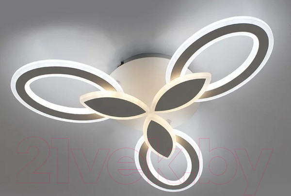 Изображение товара Люстра Estares Aurora Double 60W 3F-575x80-WHITE/WHITE-220-IP20