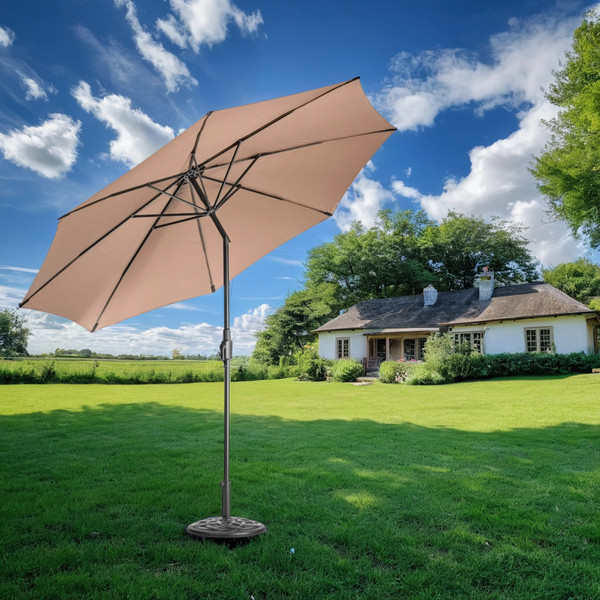 Изображение товара Зонт садовый Sundays B093801-1 (коричневый, с основанием)