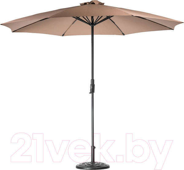 Изображение товара Зонт садовый Sundays B093801-1 (коричневый, с основанием)