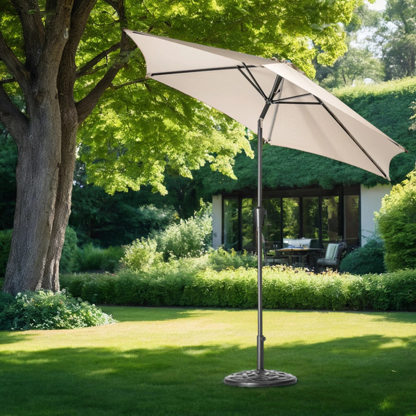 Изображение товара Зонт садовый Sundays TJB004-1 (серый, с основанием)