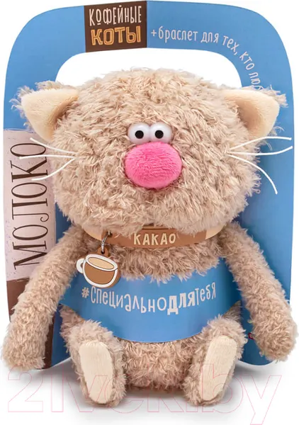 Изображение товара Мягкая игрушка Budi Basa Кофейный кот Какао / CCat16-10
