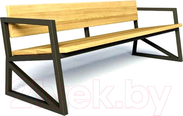 Изображение товара Скамья садовая Saniji С22 1700x400x700