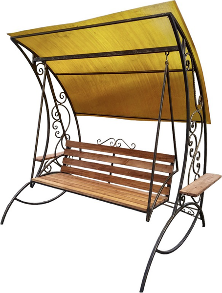 Изображение товара Качели садовые Saniji С навесом луна 2100x1500x2200