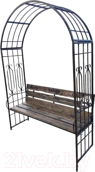 Изображение товара Скамья садовая Saniji Арка С65 2000x400x900