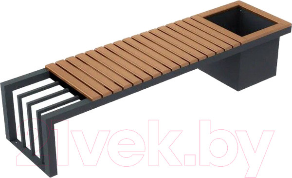 Изображение товара Скамья садовая Saniji С67 1800x400x500