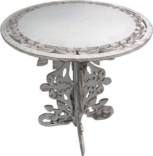 Изображение товара Кофейный столик садовый Saniji МДФ12 700x700x800