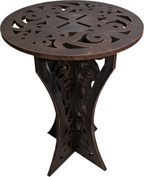 Изображение товара Кофейный столик садовый Saniji МДФ15 430x430x550