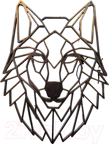 Изображение товара Декор настенный Saniji Волк МДФ19