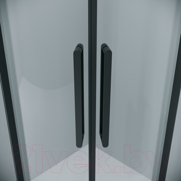 Изображение товара Душевой уголок Grossman Classic 100x100x195 / 301.K33.04.1010.21.00 (черный матовый/прозрачное стекло)