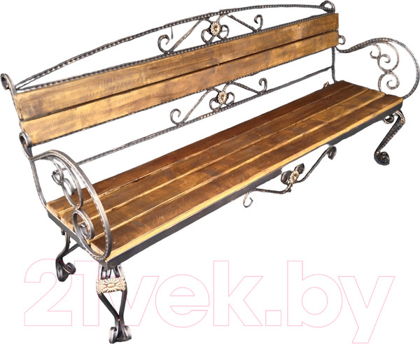 Изображение товара Скамья садовая Saniji Компанейская С84 2000x450x1000