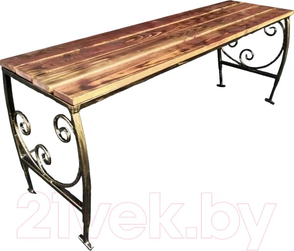 Изображение товара Скамья садовая Saniji Ритуальная Н5 1500x400x450
