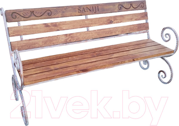 Изображение товара Скамья садовая Saniji С93 1660x420x850