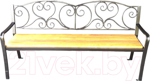 Изображение товара Скамья садовая Saniji Весенний вечер С105 2000x450x900