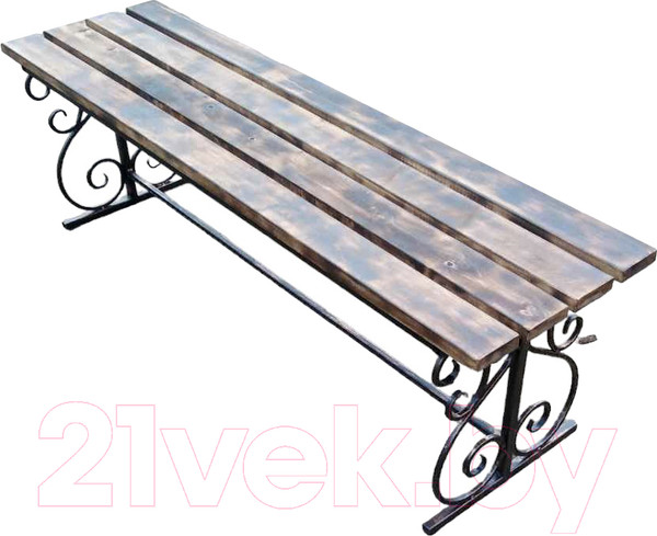 Изображение товара Скамья садовая Saniji Виток С108 1500x400x450