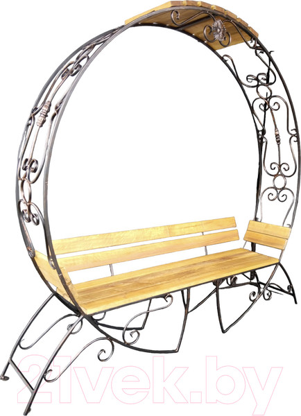 Изображение товара Скамья садовая Saniji С аркой C111 2300x500x2100