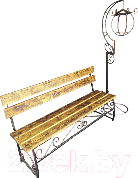 Изображение товара Скамья садовая Saniji 1660x500x850 с кормушкой