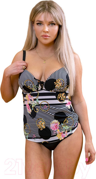 Изображение товара Купальник для плавания Aloha Mare G20-245 (р.54, черный/малиновый)