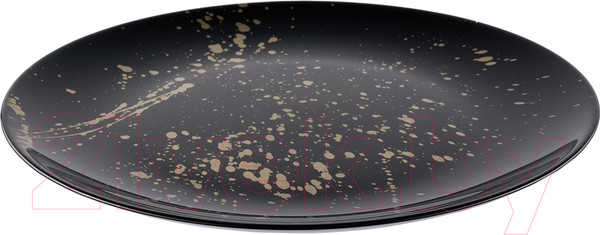 Изображение товара Тарелка столовая обеденная Gipfel Splash 43199 (черный)