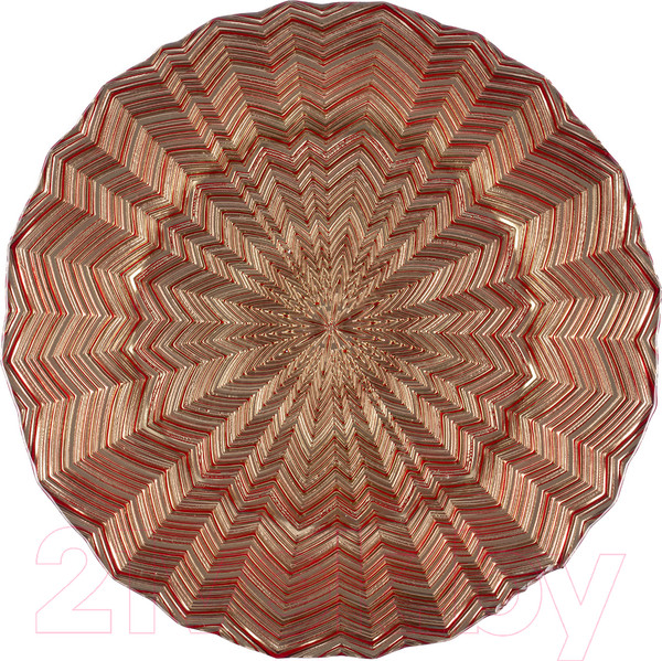 Изображение товара Тарелка столовая обеденная Gipfel Astrid 43216 (золото)