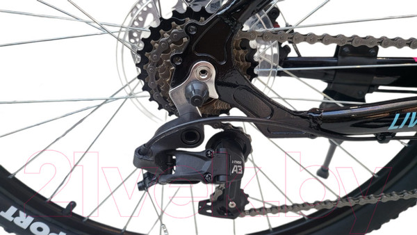Изображение товара Велосипед Forward Endorphin Lively 27.5 D FR 27.5 / RB4F7M1D0XBKXPK-FR (21, черный/розовый)