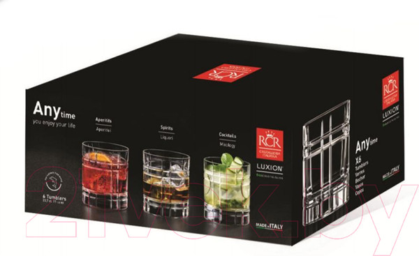 Изображение товара Набор стаканов RCR Any 340мл (6шт)