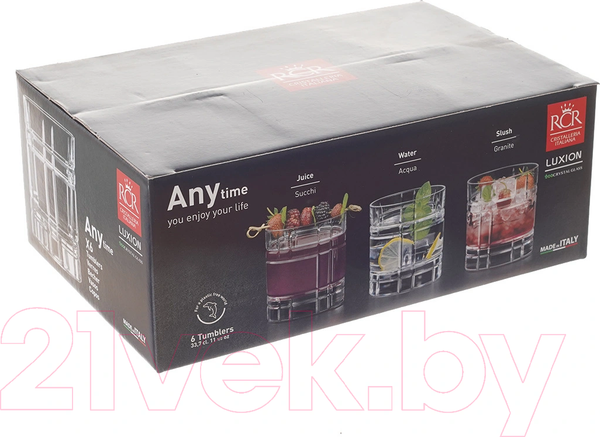 Изображение товара Набор стаканов RCR Any 340мл (6шт)