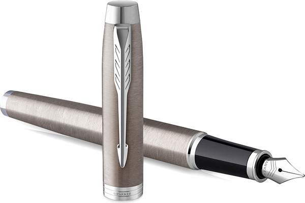 Изображение товара Ручка перьевая имиджевая Parker IM Essential F319 Brushed Metal CT 2143635 (синий)