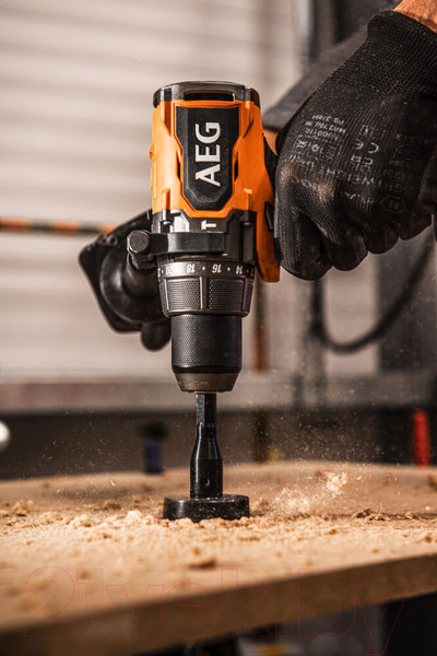 Изображение товара Профессиональная дрель-шуруповерт AEG Powertools BSB18BL2-602K (4935481043)