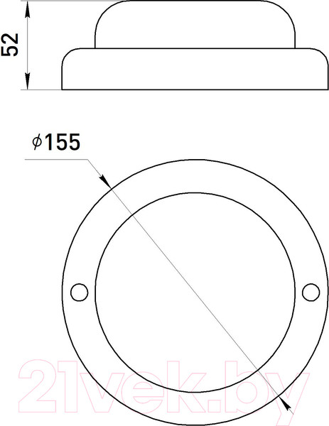 Изображение товара Светильник ЖКХ ЭРА SPB-201-3-40K-012 / Б0062539