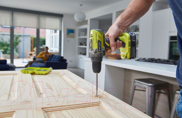 Изображение товара Аккумуляторная дрель-шуруповерт Ryobi R18DD3-115S (5133005301)
