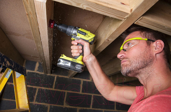Изображение товара Аккумуляторная дрель-шуруповерт Ryobi R18DD3-115S (5133005301)
