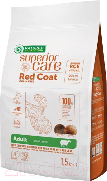Изображение товара Сухой корм для собак Nature's Protection SC Red Coat Grain Free Lamb / NPSC47232 (1.5кг)
