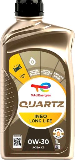 Изображение товара Моторное масло Total Quartz Ineo Long Life 0W30 / 216246 (1л)