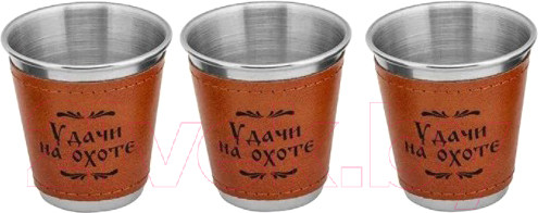 Изображение товара Набор стопок походных Helios Удачи на охоте / HS-LPT-2-60
