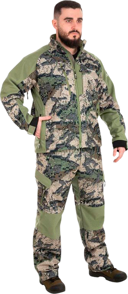 Изображение товара Костюм для охоты и рыбалки Nisus Matrix N-TN-008-M (M,зеленый пиксель)