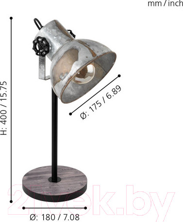 Изображение товара Настольная лампа Eglo Barnstaple 49718