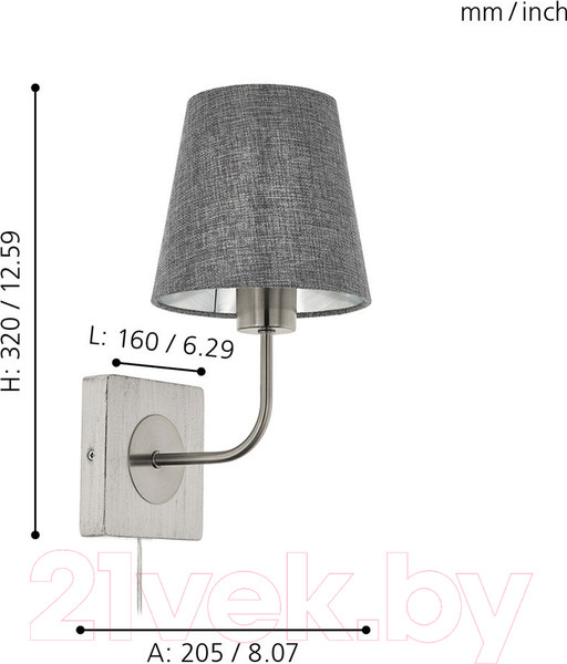 Изображение товара Бра Eglo Pausia 97887