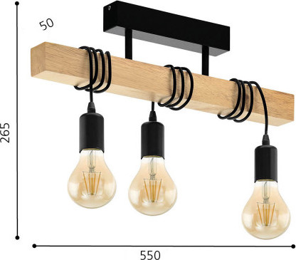 Изображение товара Потолочный светильник Eglo 32915 Townshend