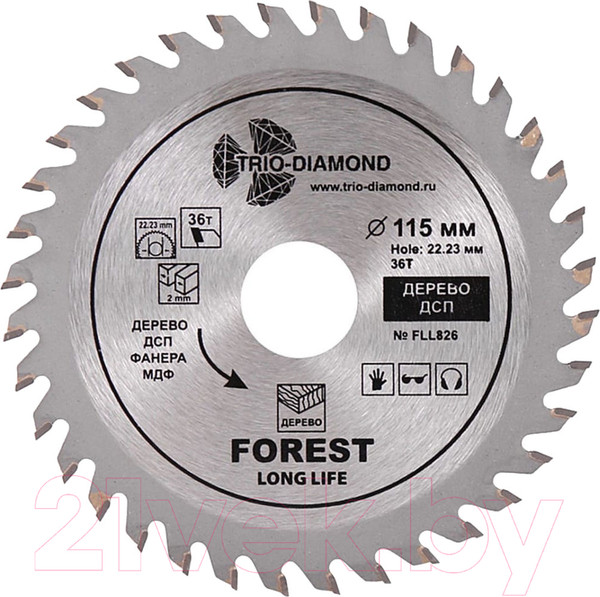 Изображение товара Пильный диск Trio Diamond FLL826