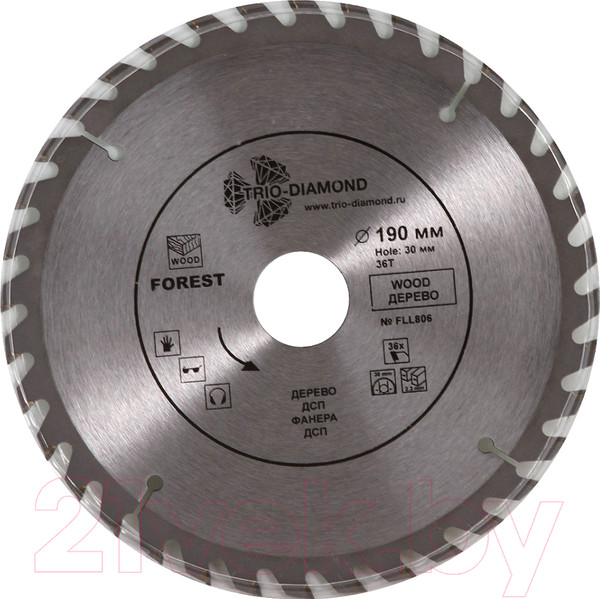 Изображение товара Пильный диск Trio Diamond FLL806