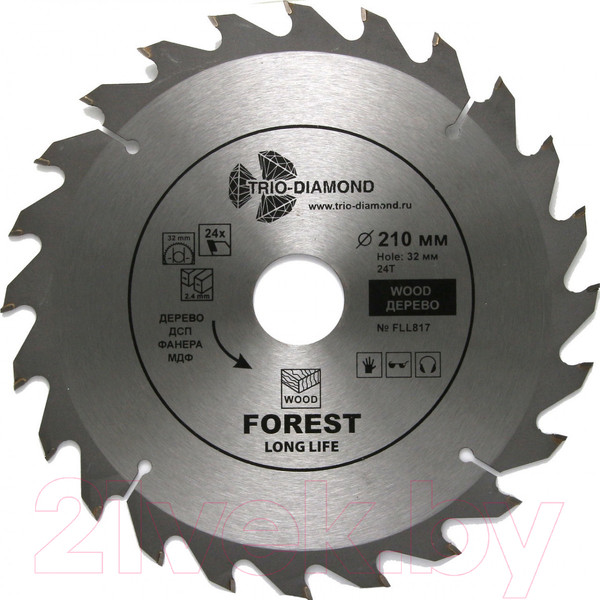 Изображение товара Пильный диск Trio Diamond FLL817