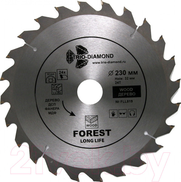 Изображение товара Пильный диск Trio Diamond FLL819