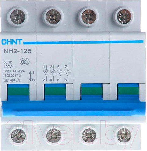 Изображение товара Выключатель нагрузки Chint NH2-125 4P 100A 401063