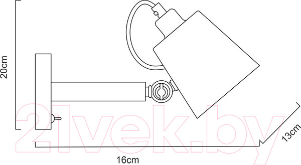 Изображение товара Спот Arte Lamp Oscar A7141AP-1WH