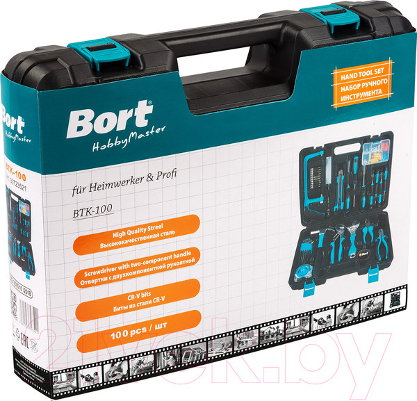 Изображение товара Универсальный набор инструментов Bort BTK-100 (93723521)