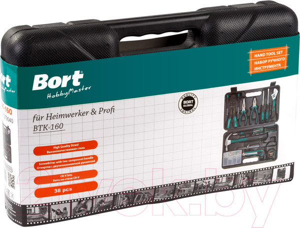 Изображение товара Универсальный набор инструментов Bort BTK-160 (91279040)